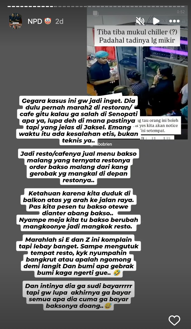 Postingan Mantan Kartawan Evi Santi Rahayu dan Zendhy Kusuma